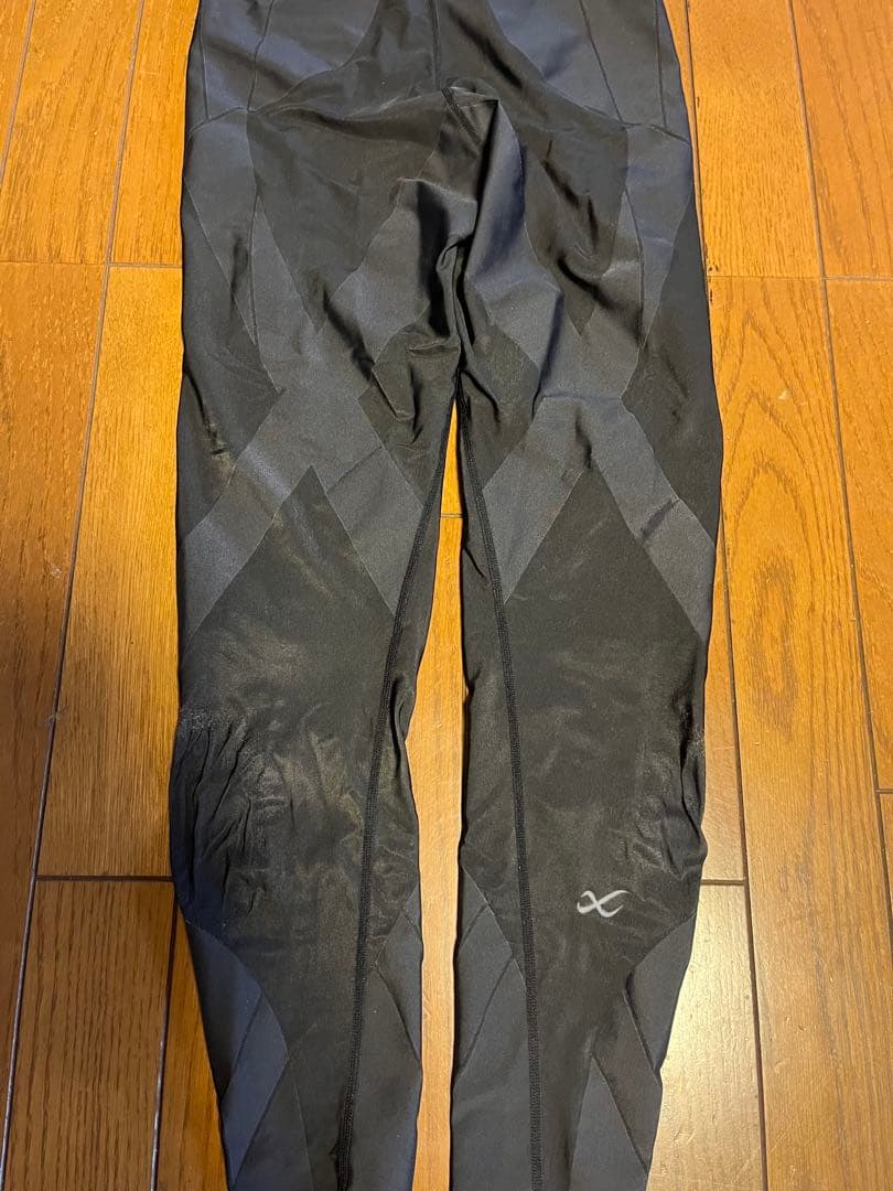 CW-Xブラック ストレッチタイツ　ジェネレータ2.0