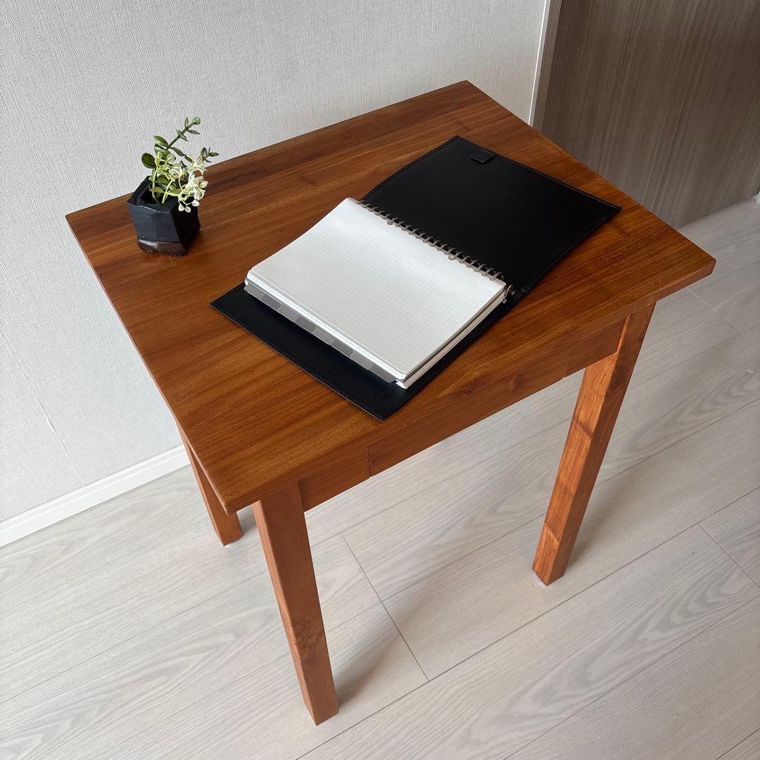 チーク　無垢　机　デスク　Better Teak 一人暮らしに 北欧