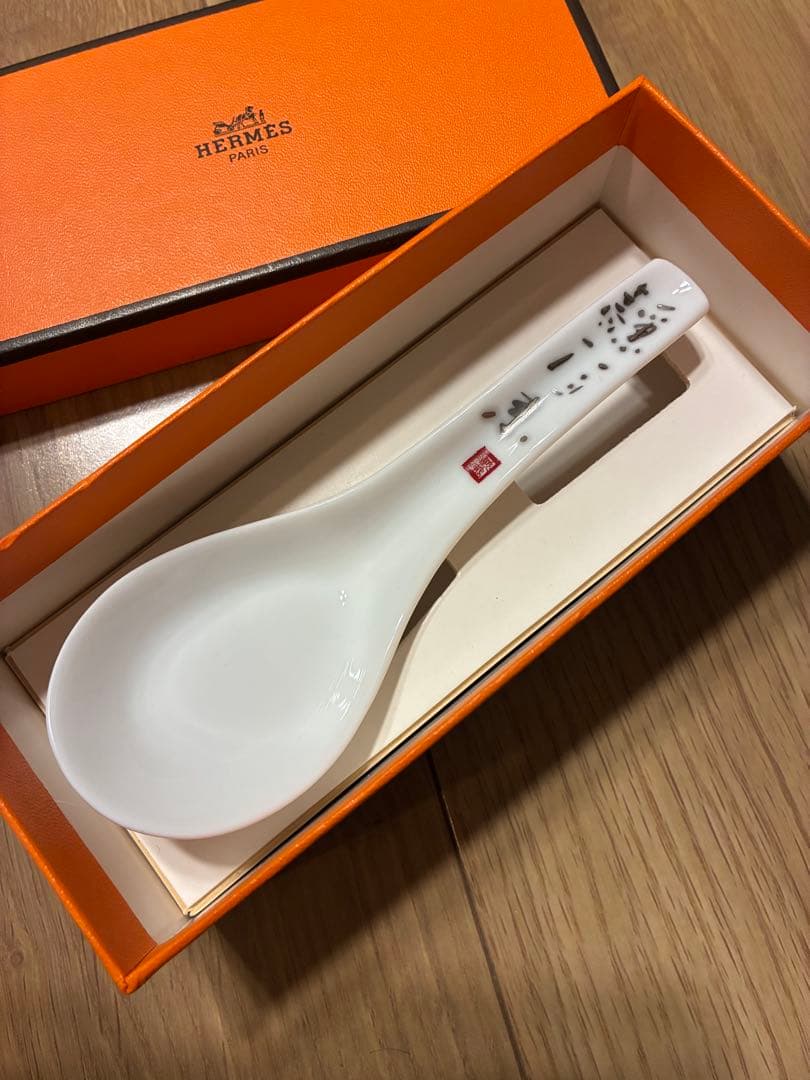 HERMES エルメス　モザイク24 スープスプーン　レンゲ　未使用品