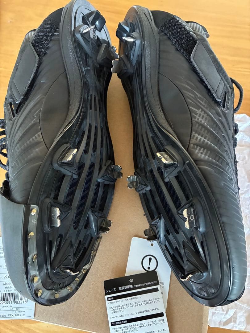 DESCENTE高校野球対応スパイク コウノエベルトスパイク2 BLK 29cm