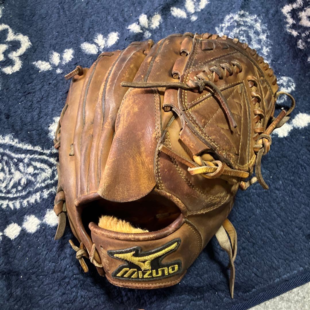 (夢) Mizuno 硬式レザーグローブ
