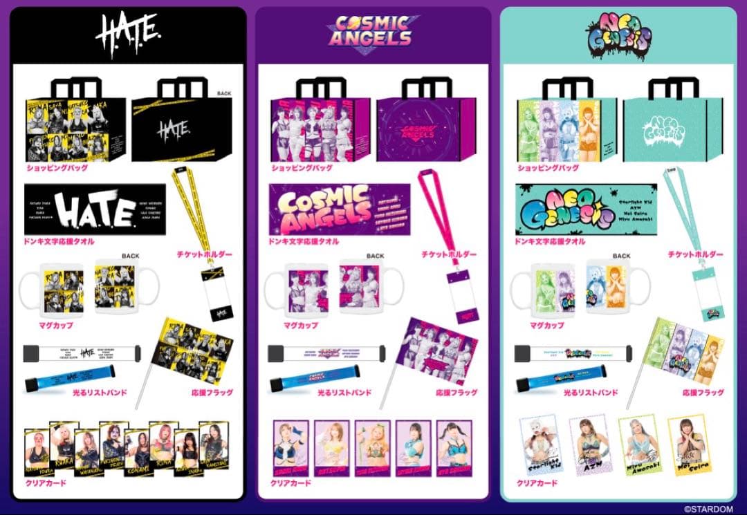 スターダム ドンキ　ハッピーバッグ福袋　3種セット