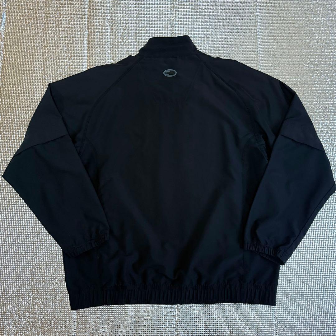 【美品】アディダス ゴルフ 2WAY ハーフジップ ジャケット L 黒 袖取外可