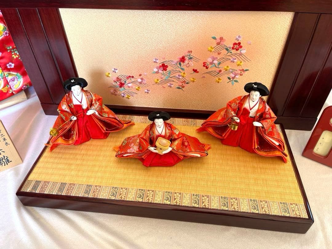 【限定逸品・美術工芸】泰冨作 蓬莱雛 十二単衣