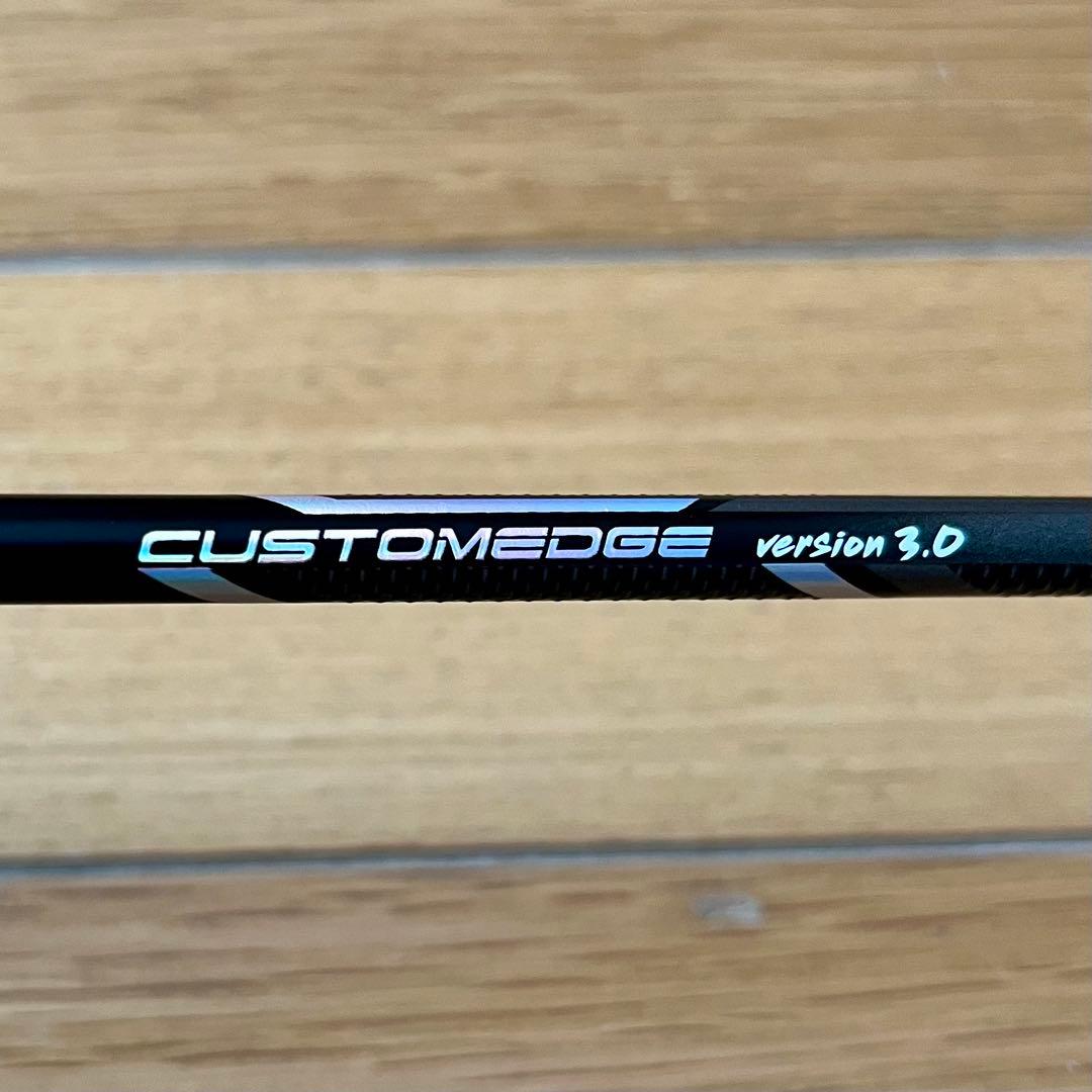 美品　ゴーセン　GOSEN バドミントンラケット　カスタムエッジ　FLEX−s