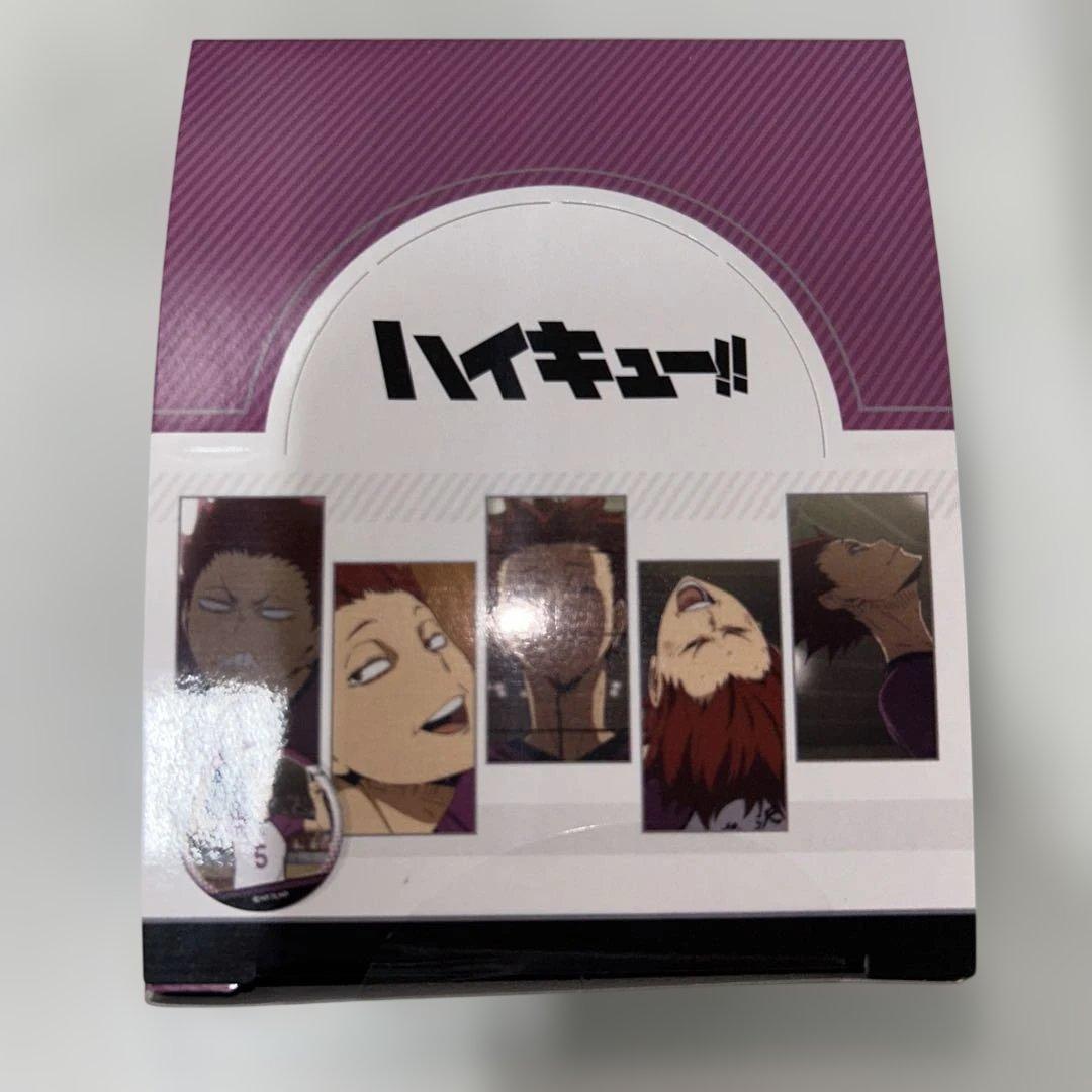 ハイキュー！　場面写缶バッジ及川/牛島　24箱
