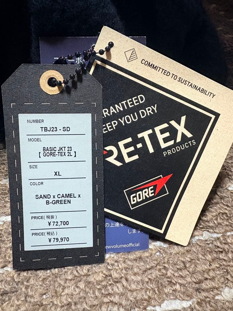 23-24モデル　REW ベーシックJKT 23 サイズXL GORE-TEX