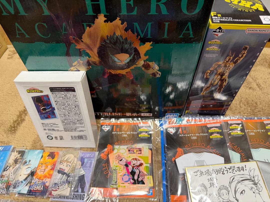 僕のヒーローアカデミア　フィギュア　グッズセット　アクリルブロック　おまけ付き
