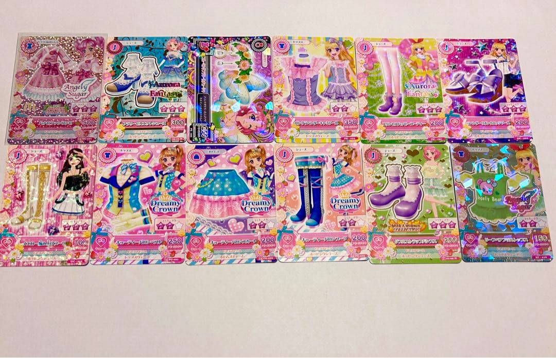アイカツカード キュート　プレミアム　スターフェスティバルサンダル　74枚セット