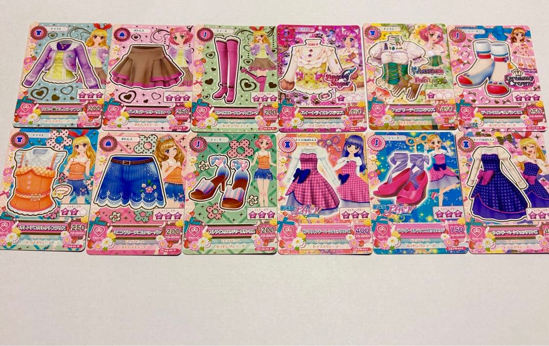 アイカツカード キュート　プレミアム　スターフェスティバルサンダル　74枚セット