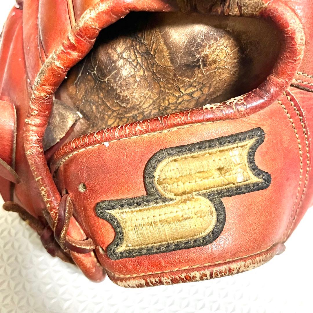 グローブ　硬式　SSK ピッチャー　赤　グラブ