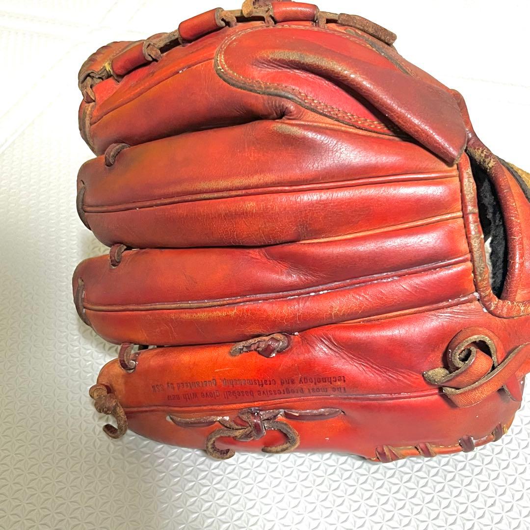グローブ　硬式　SSK ピッチャー　赤　グラブ