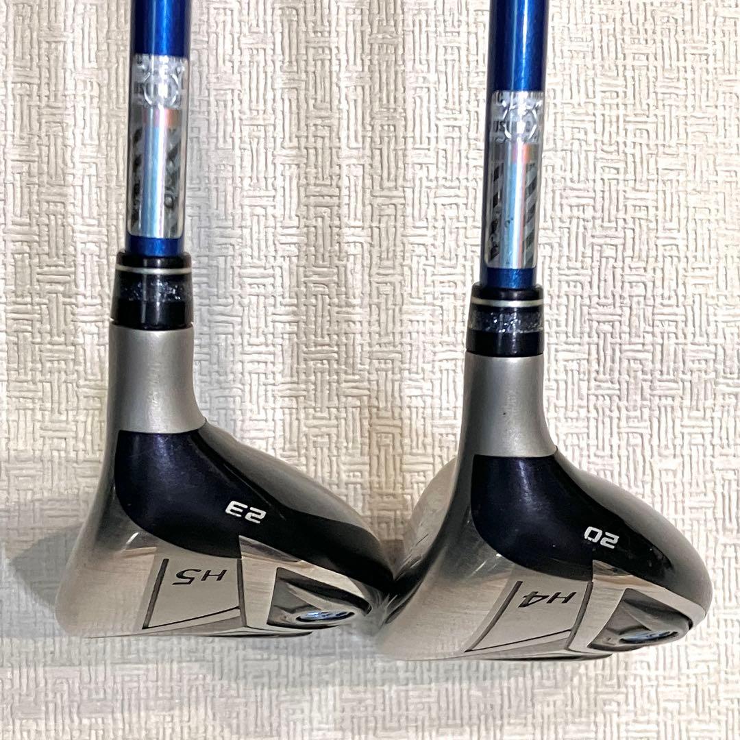 ダンロップ ゼクシオ 2本セット ユーティリティ H4 20° H5 23°