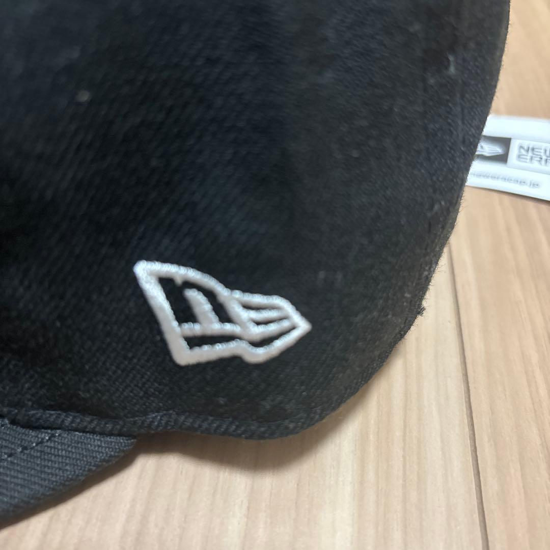 NEW ERA ブラック 星型刺繍 7 1/4 57.7cm 59ＦＦＴＹ