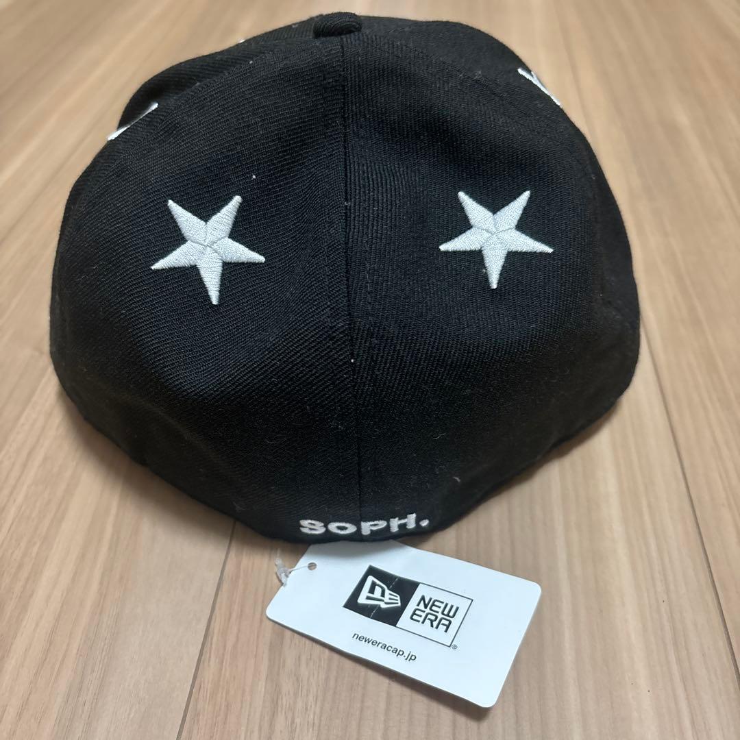 NEW ERA ブラック 星型刺繍 7 1/4 57.7cm 59ＦＦＴＹ