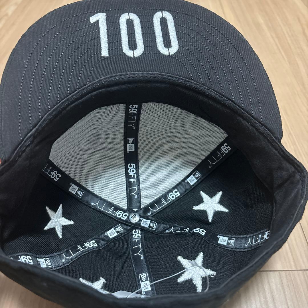 NEW ERA ブラック 星型刺繍 7 1/4 57.7cm 59ＦＦＴＹ