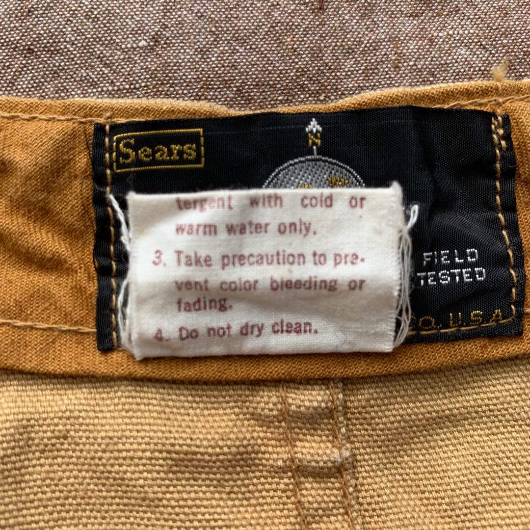 50's 〜 シアーズ Sears ダック地　ハンティングベスト