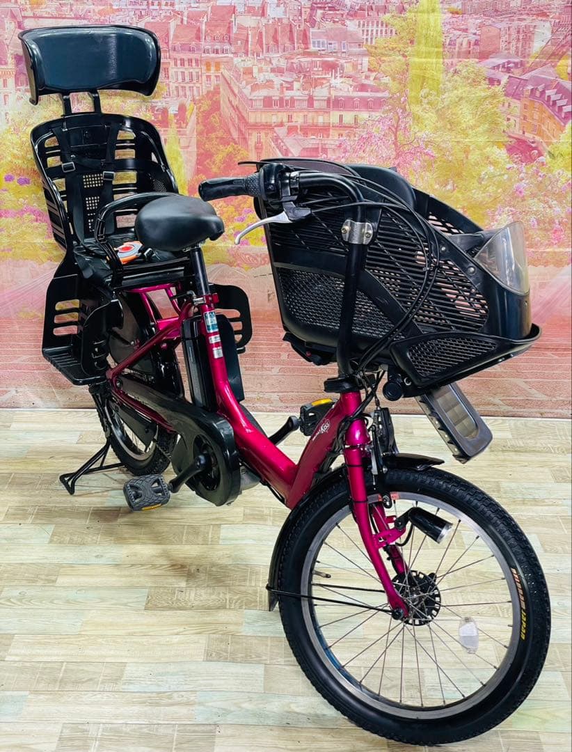 ZK3663 電動自転車 ヤマハ パスキス 子供乗せ 20インチ 送料無料