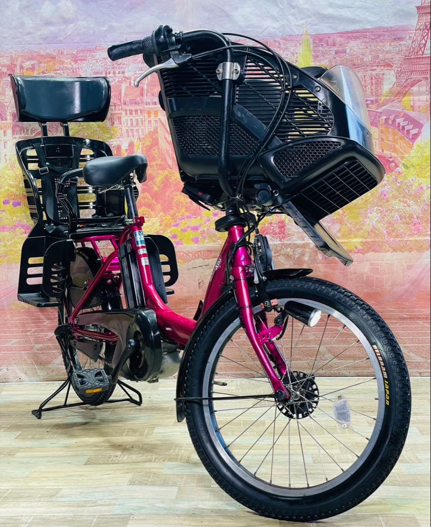 ZK3663 電動自転車 ヤマハ パスキス 子供乗せ 20インチ 送料無料