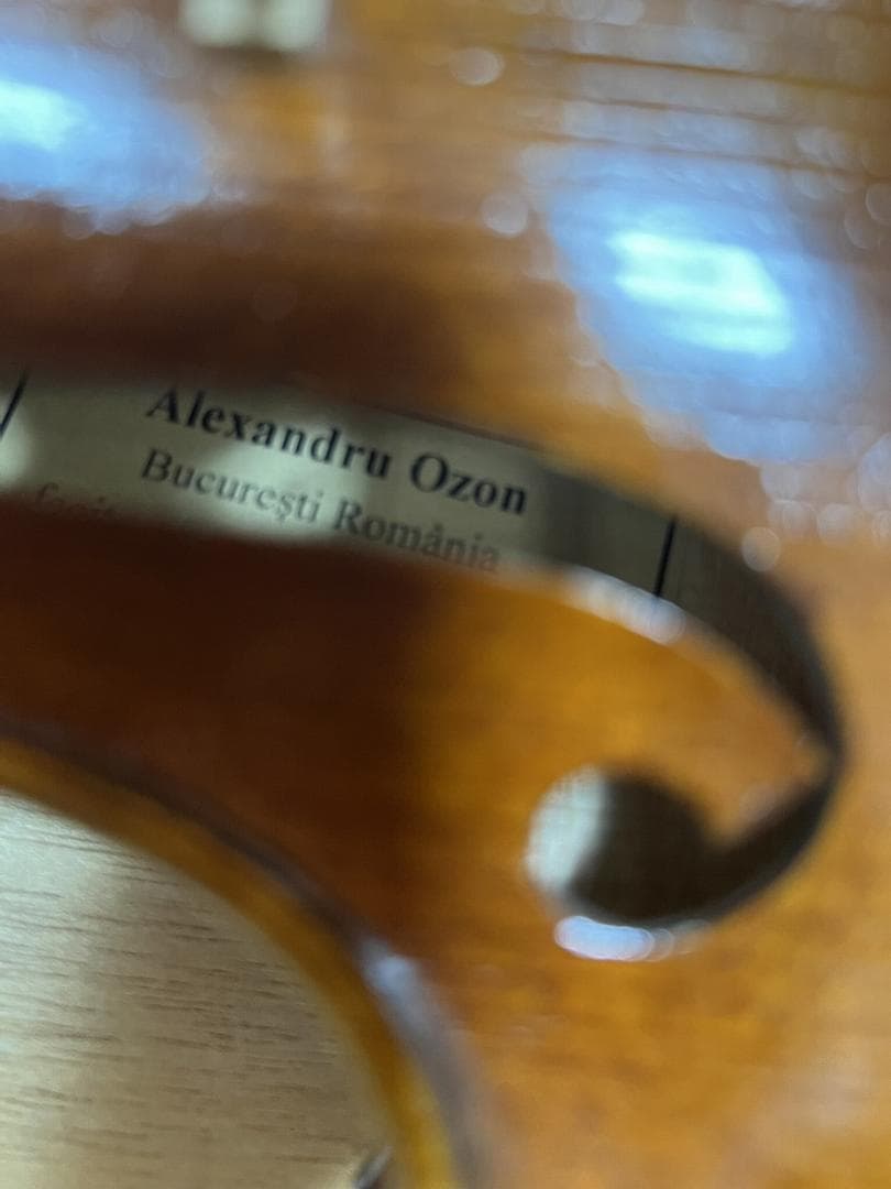 バイオリン本体 Alexandru Ozon 2017