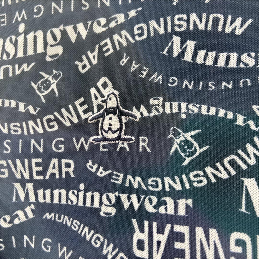 Munsingwear レディスネイビー ロゴポロシャツLL