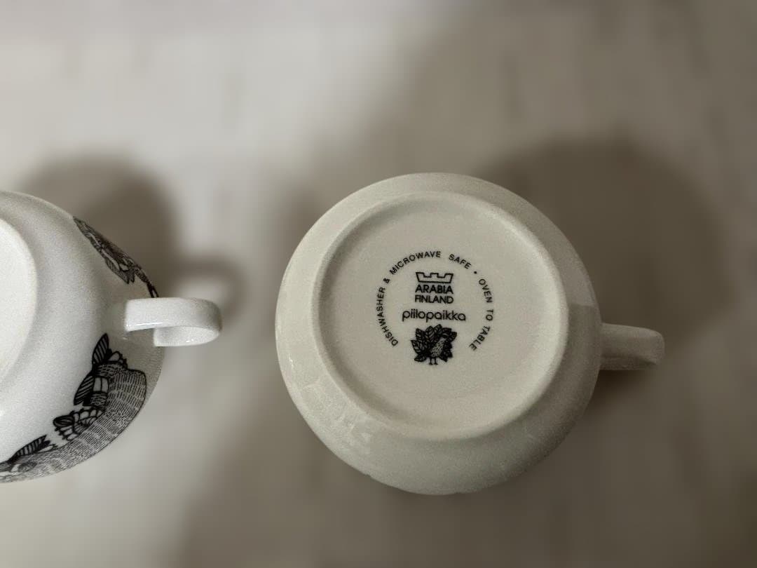 2) アラビア pillopaikkaスープカップ300ml 2個