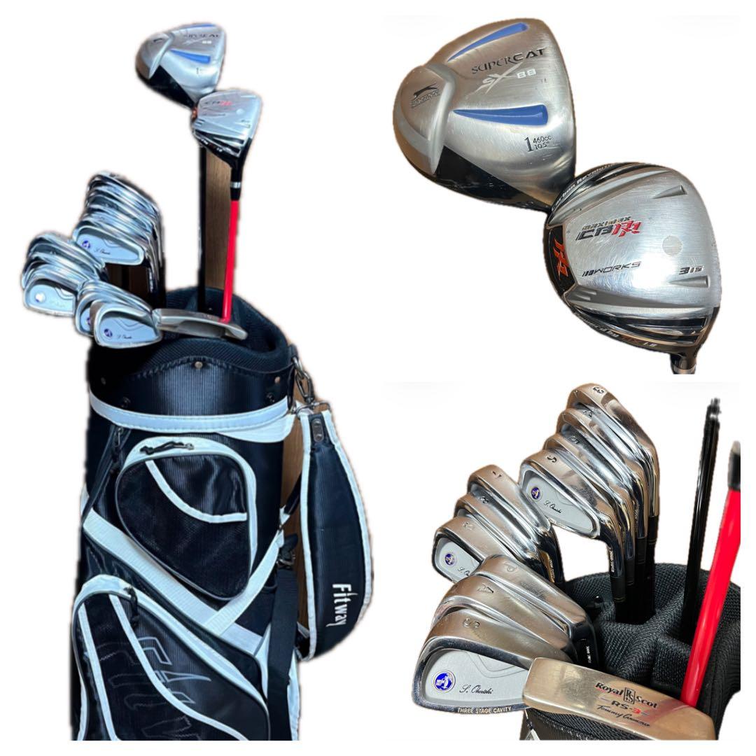 【NIPPON GOLF】格安ゴルフクラブ13本 フルセット キャディバッグ付き