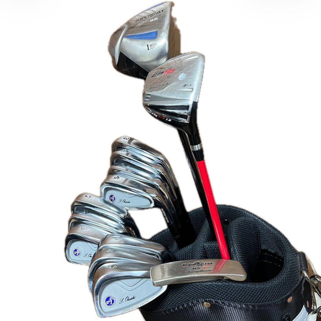 【NIPPON GOLF】格安ゴルフクラブ13本 フルセット キャディバッグ付き