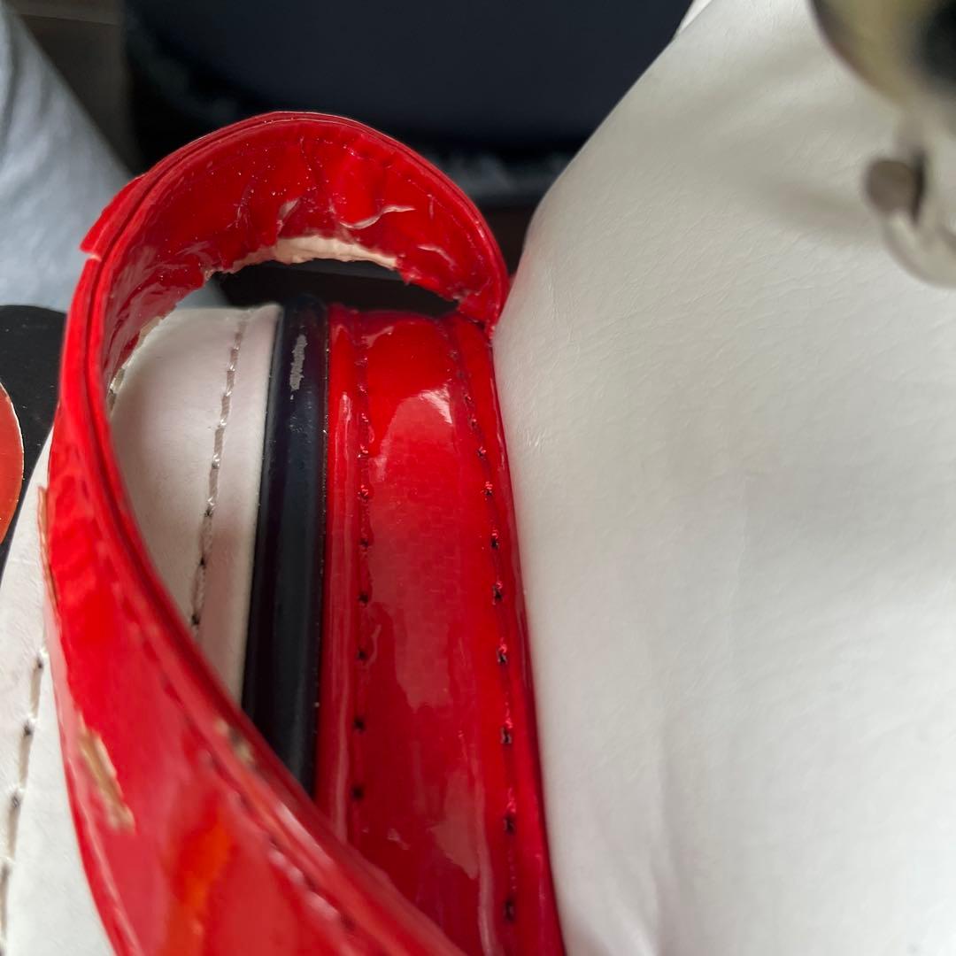 Munsingwear キャディバッグ ホワイト/レッド