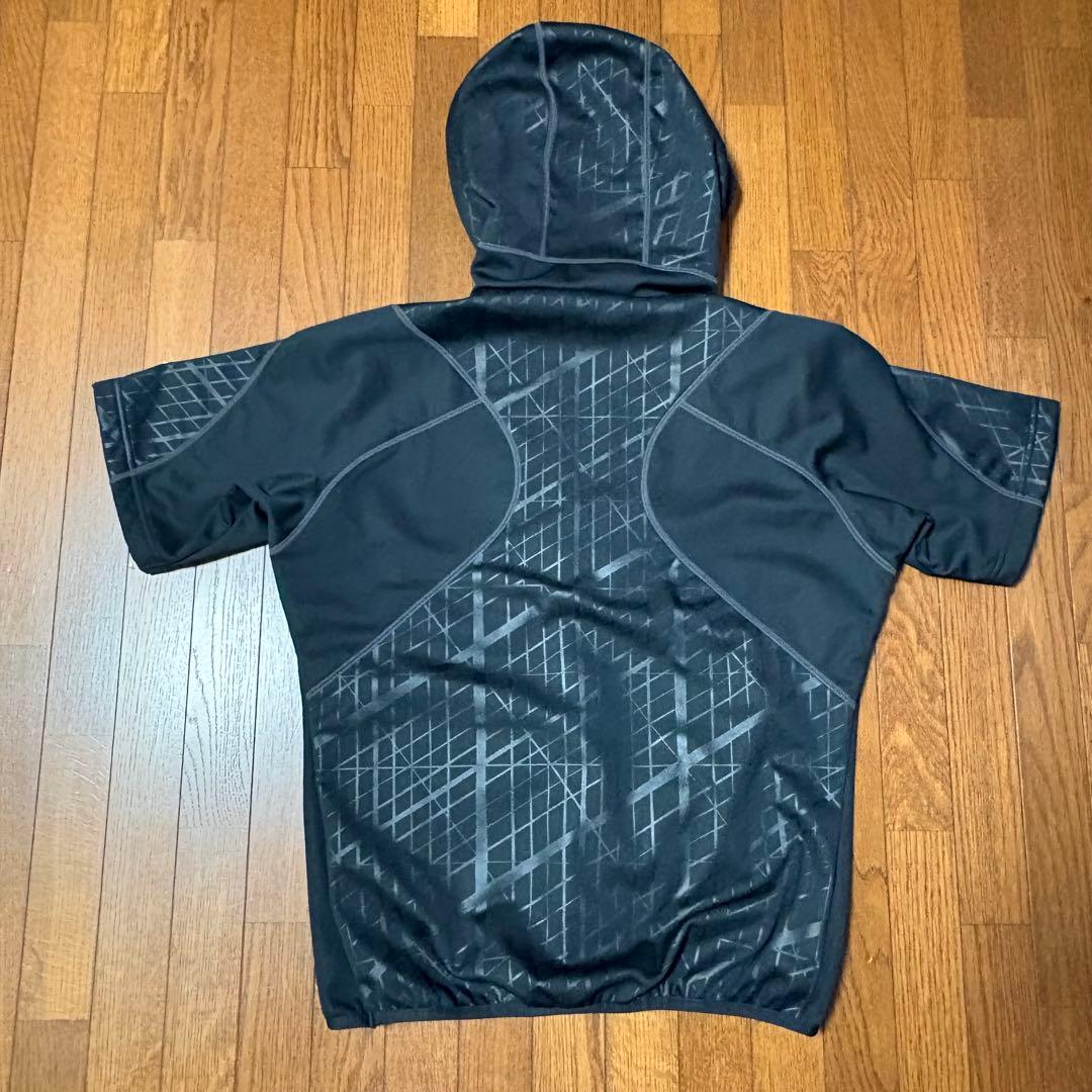 MizunoPro 新品タグ付　テックシールド 半袖パーカー ブラック　サイズＭ