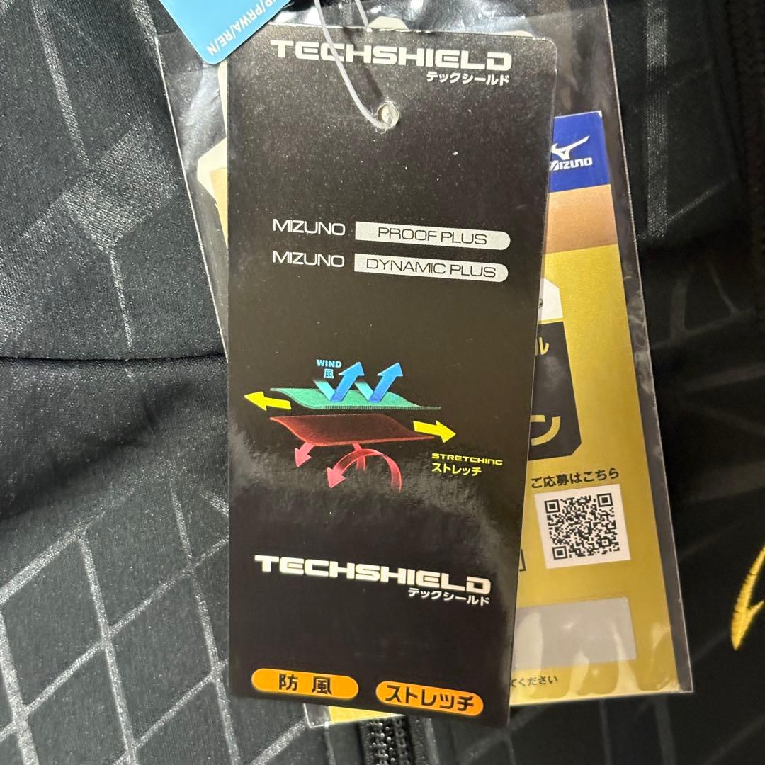 MizunoPro 新品タグ付　テックシールド 半袖パーカー ブラック　サイズＭ