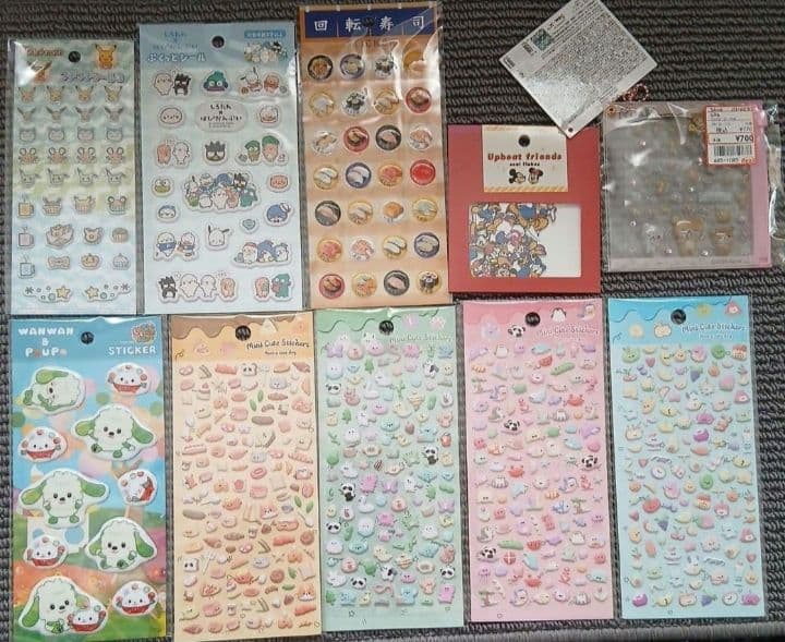 正規品うるちゅるプチドロップおはじきシールまとめ売りおまけつき