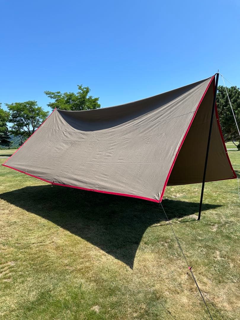 【美品】テンマク 焚き火タープコットンレクタ