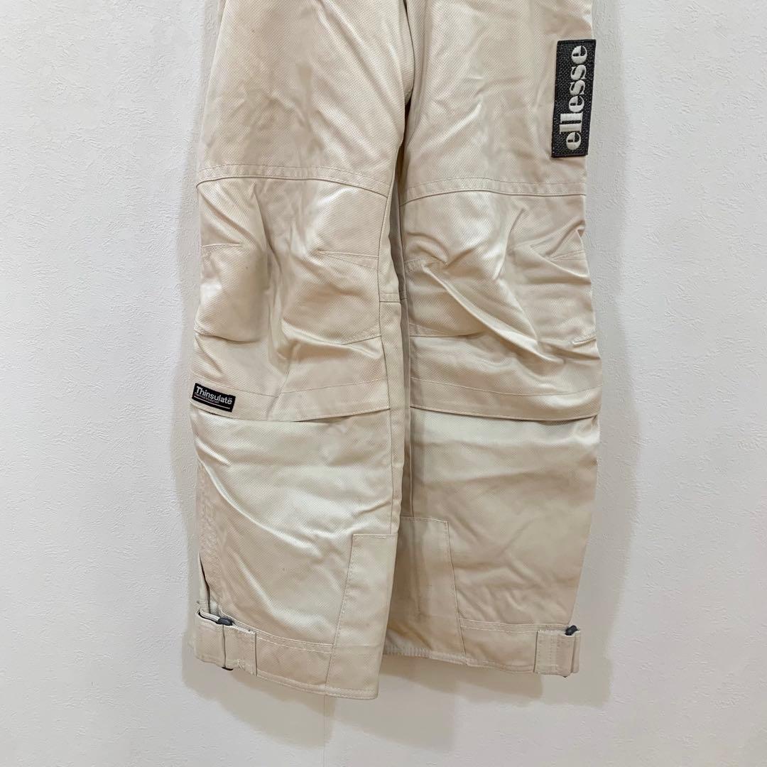 【ellesse】スキーウェア上下セット ネイビー×ホワイト 160cm