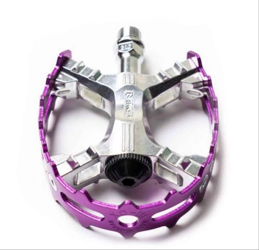 パーツ MKS XC-III bear trap pedal (purple)