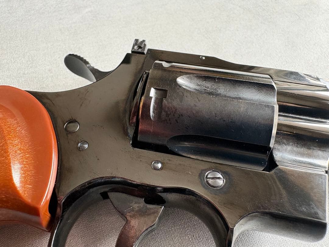 タナカ　コルトパイソン4in ガスガン　スチールフィニッシュ　Rモデル