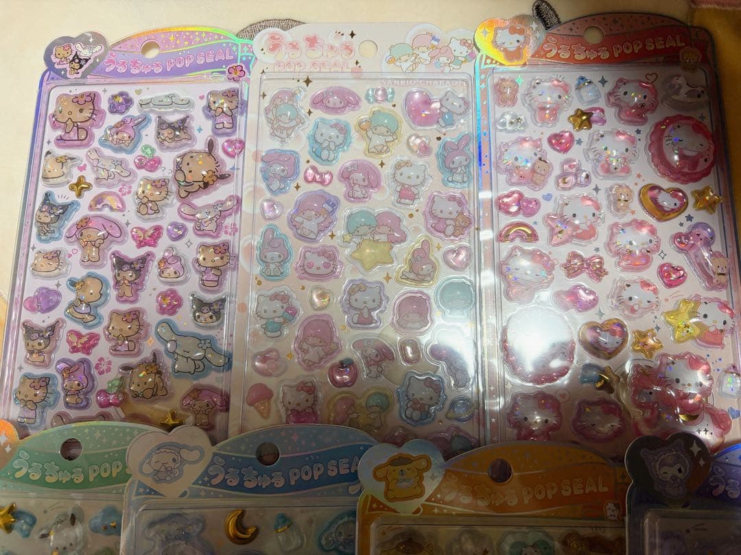 うるちゅるpop seal うるちゅるポップシール　サンリオ