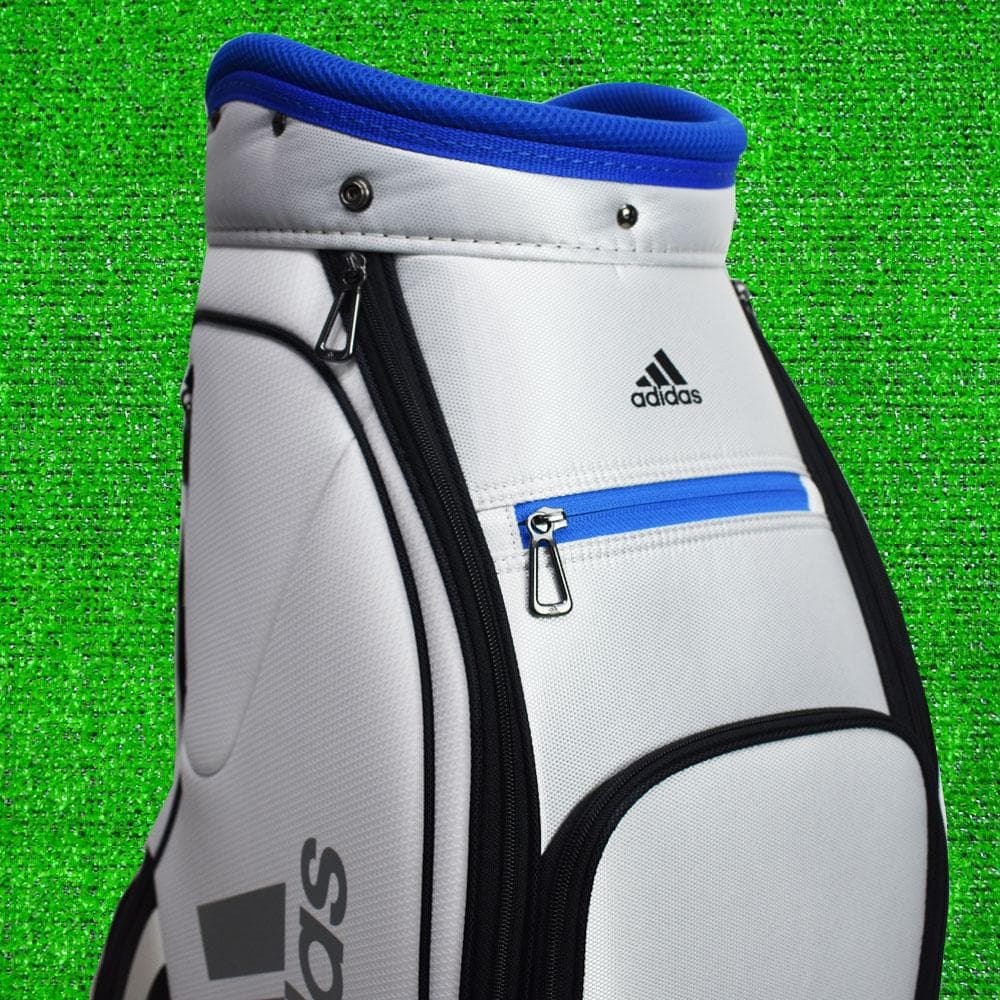 adidas/アディダス ゴルフ キャディーバック９型【ホワイト】美品！