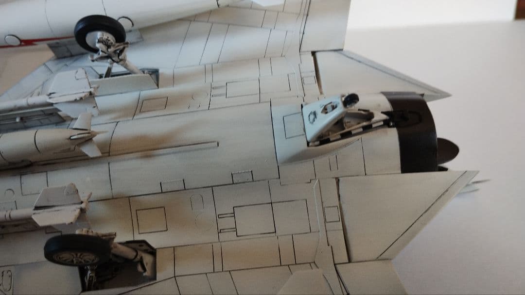プラモデル完成機　1/48　ダグラスF4D-スカイレイ