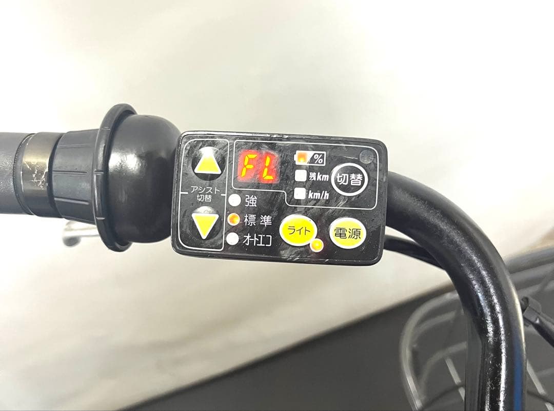 1年保証 ブリヂストン　ビッケ　20インチ　子供乗せ　グレー　電動アシスト自転車