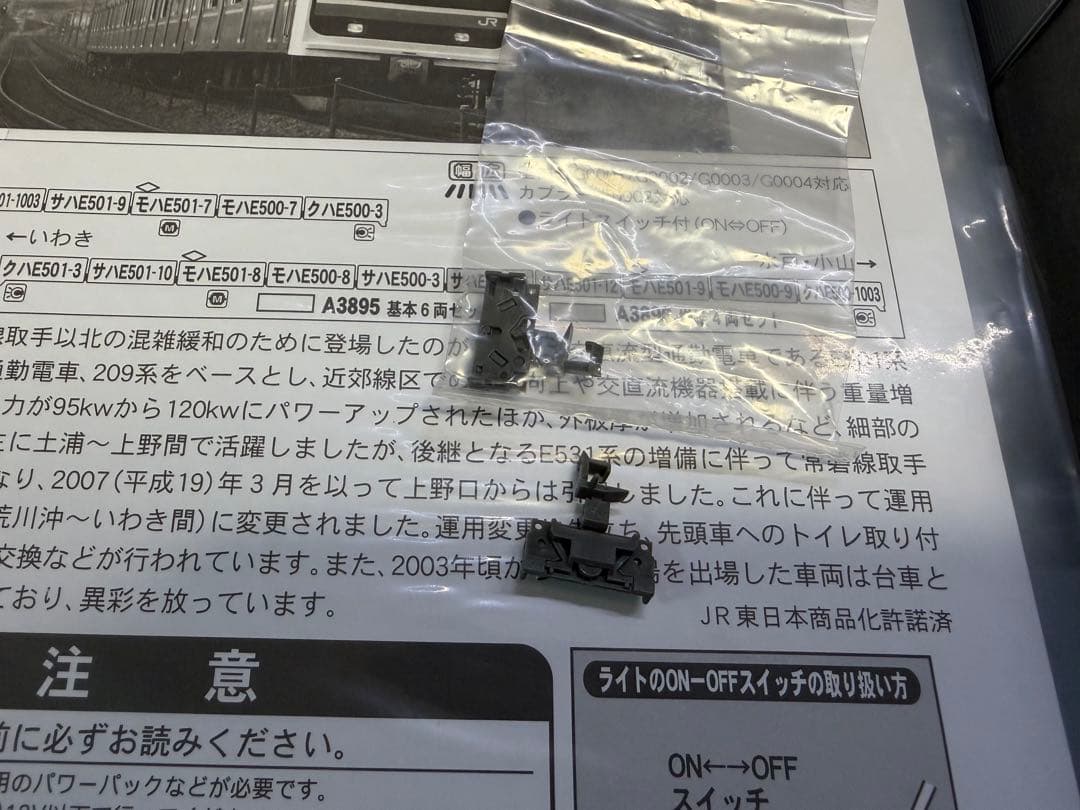 マイクロエース　E501系　常磐線　床下グレー　トイレ付き　15両