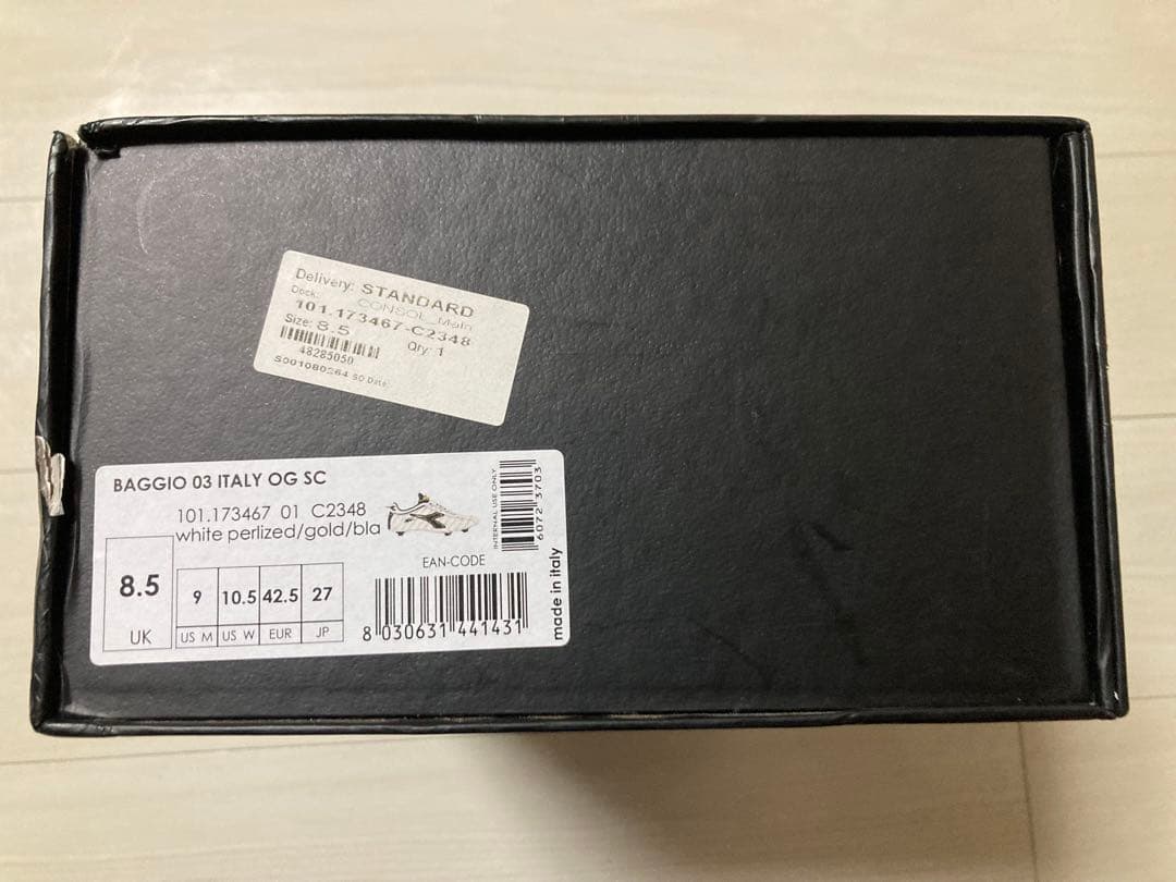 【新品未使用】DIADORA BAGGIO 03 ITALY OG SCバッジョ