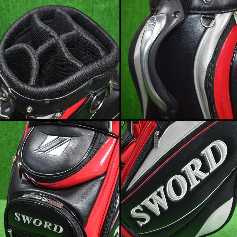 SWORD/KATANA GOLF キャディバッグ９型【ブラック】美品！