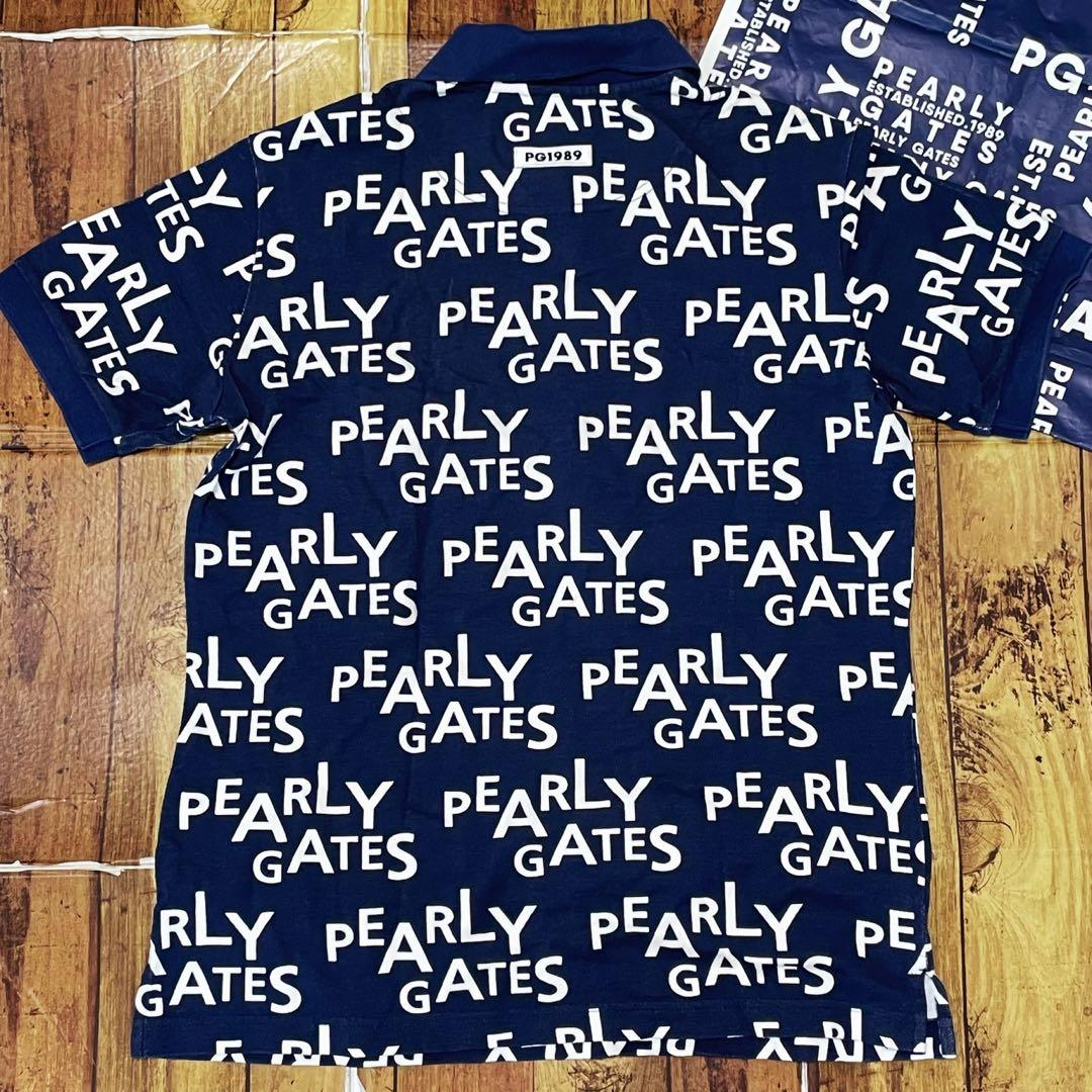 パーリーゲイツ　ポロシャツ　4 メンズ　M ネイビー　PEARLYGATES