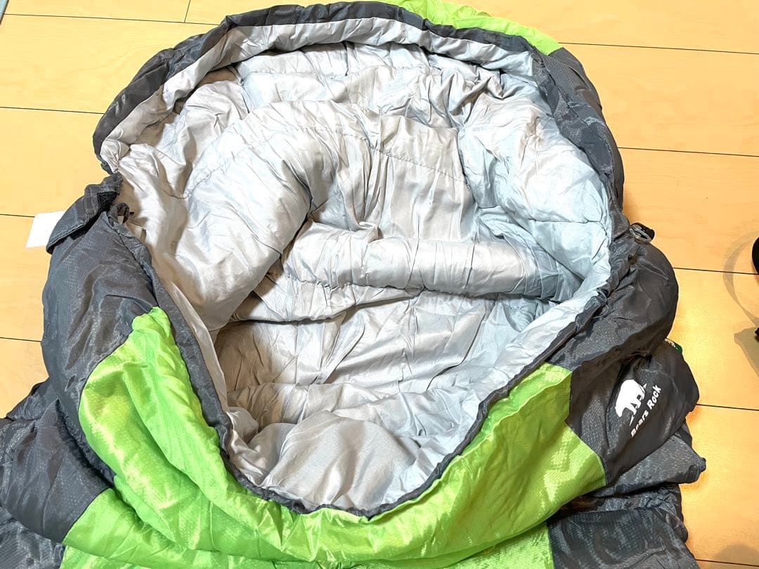 【未使用に近い】Bears Rock FX-403 寝袋 封筒型寝袋 -12℃
