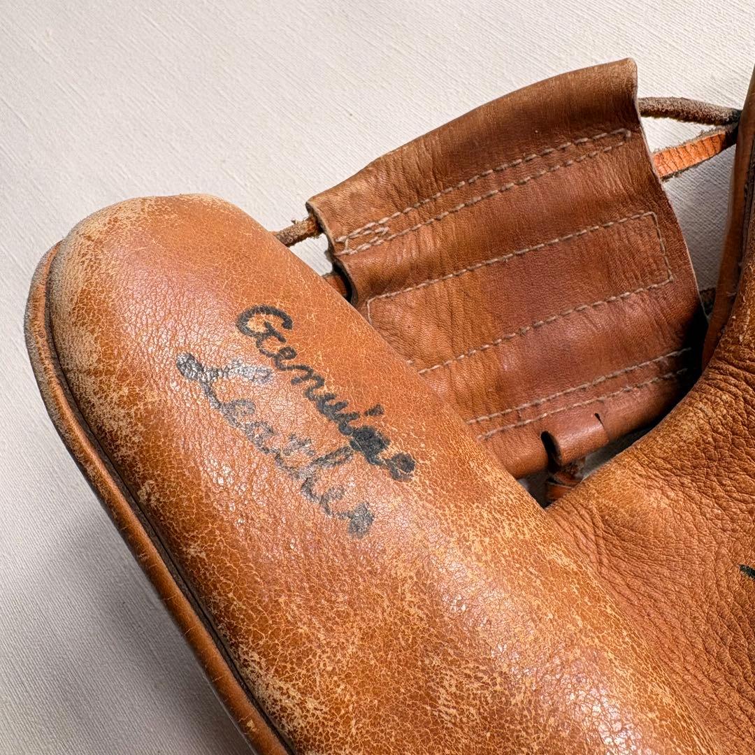 希少 1950年代 ヴィンテージ 本革 リトルリーグ グローブ コレクティブル