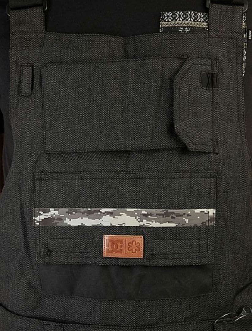 【DC SHOES】ディーシー スノボ ビブパンツ サロペット Lサイズ 美品