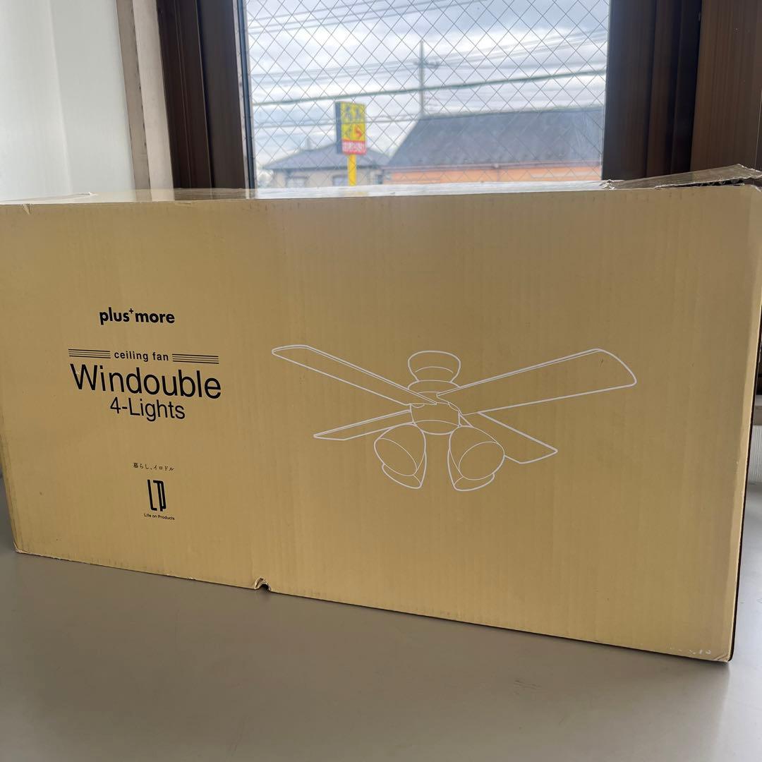 シーリングファン LEDリモコン　照明 Windouble