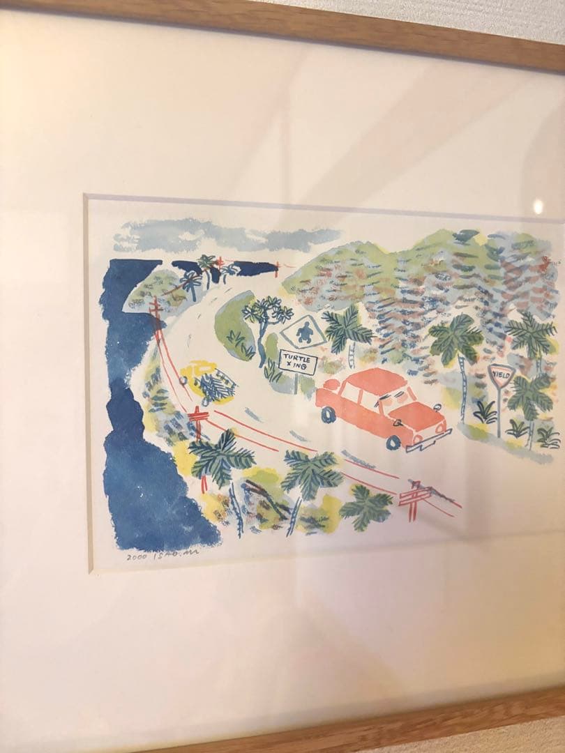 牧野伊三夫 原画 リトグラフ
