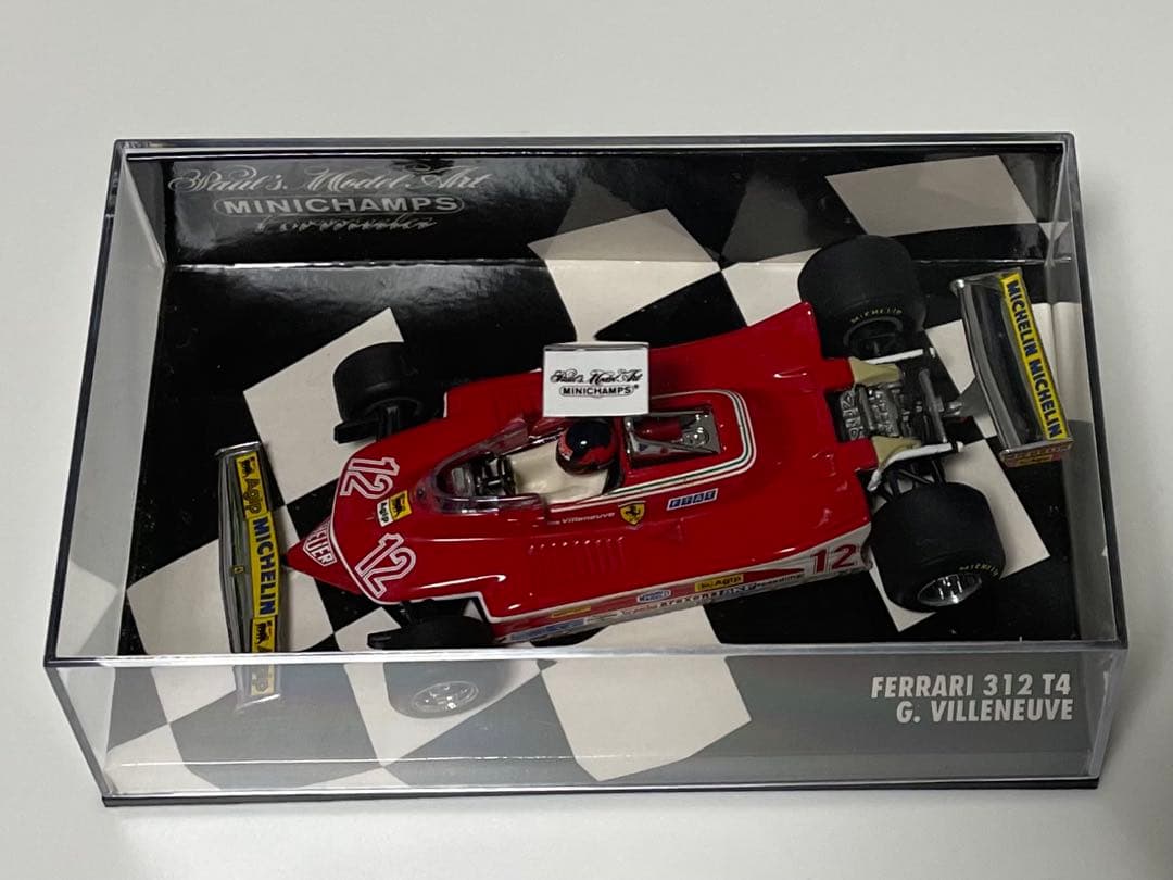 PMA 1/43 フェラーリ312T4 ジル・ヴィルヌーブ　ミニチャンプス F1